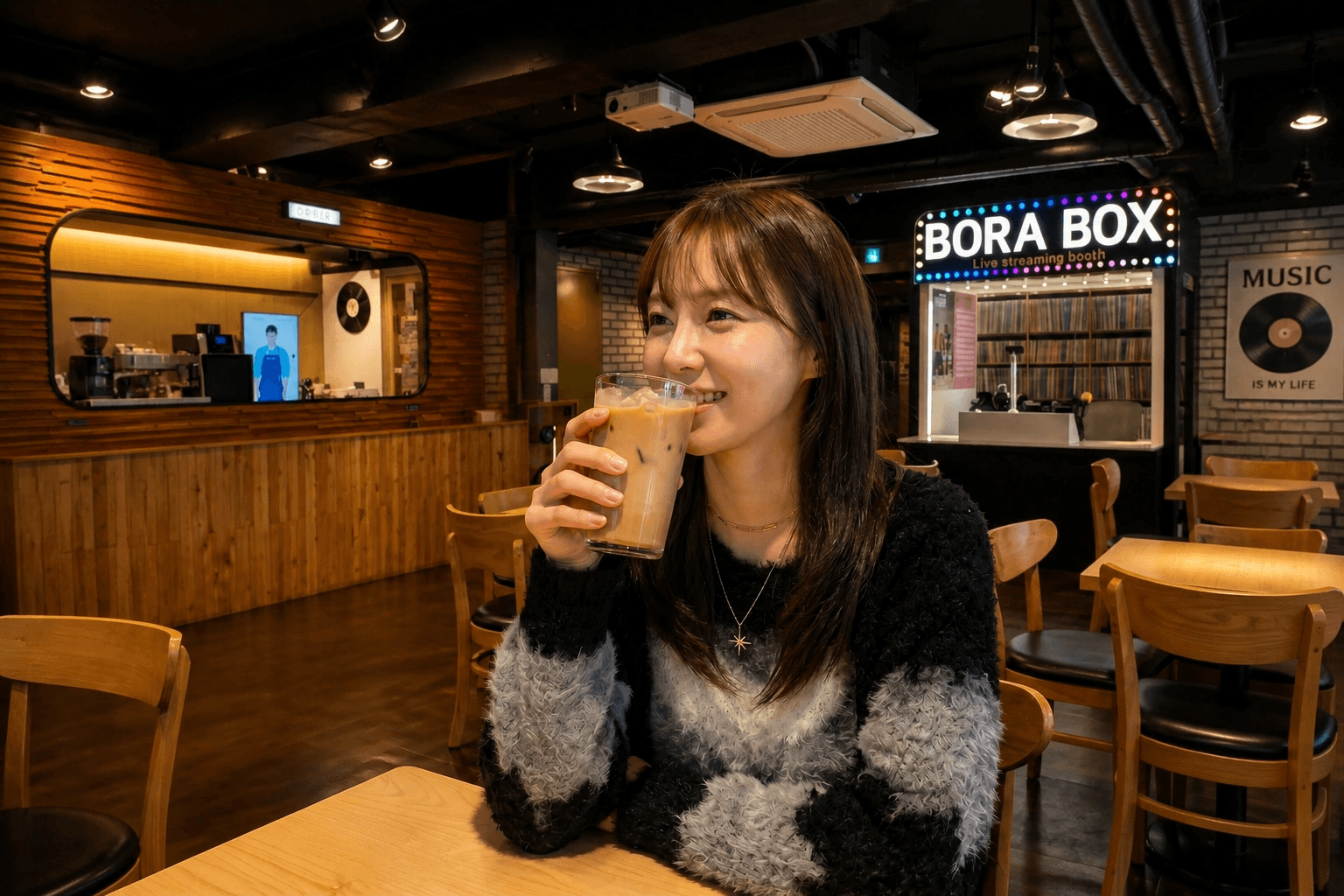 음료 즐기기
