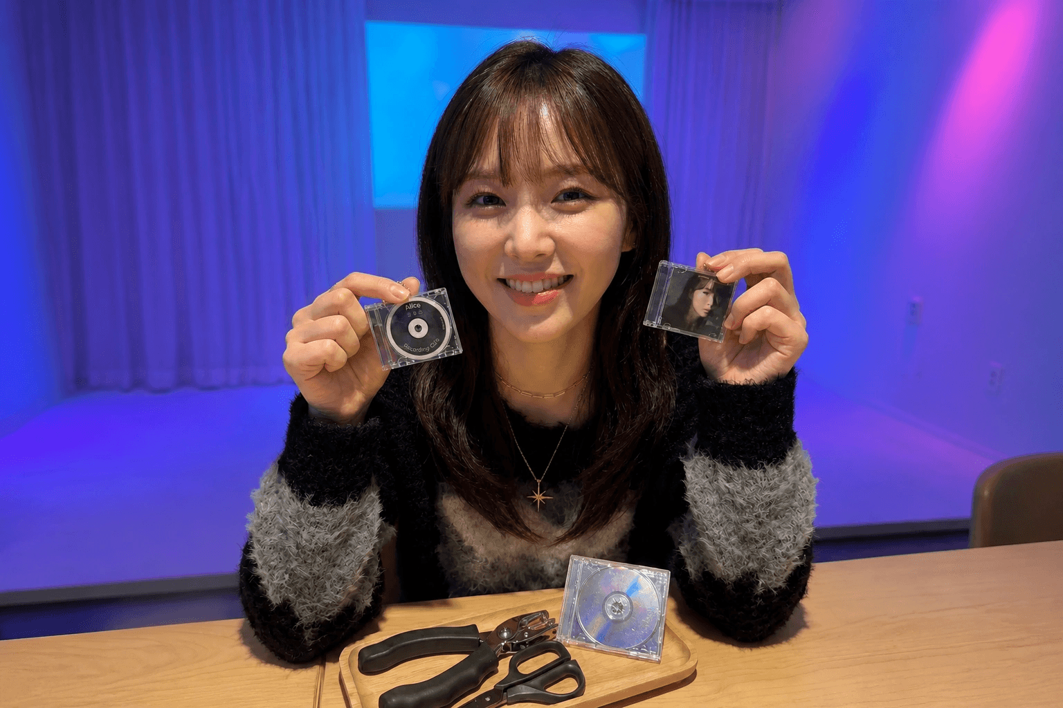 미니 CD 키링 완성