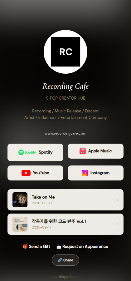 Recording Cafe