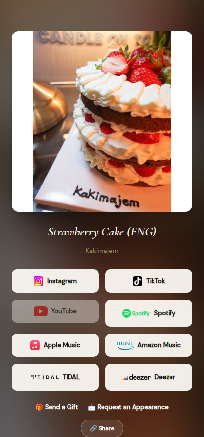 Strawberry Cake (ENG) — Kakimajem